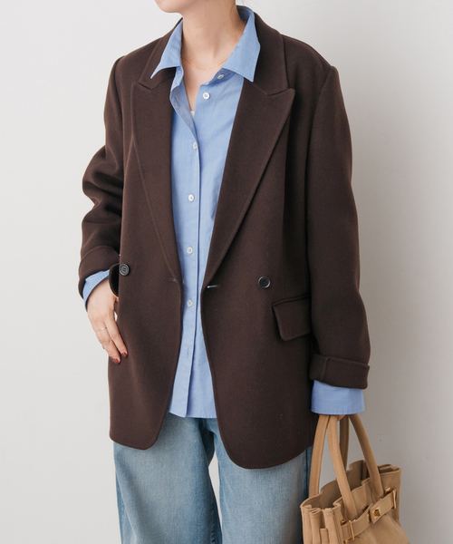 Spick & Span（スピックアンドスパン）の「120Sビーバーピークドラベル 