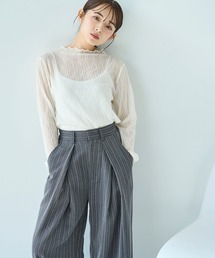 mil | ワイドタックパンツ【588097】(スラックス)