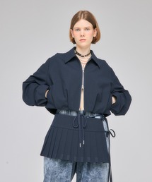 【Nora Lily】「elle」Tuck Egg Silhouette Blouson