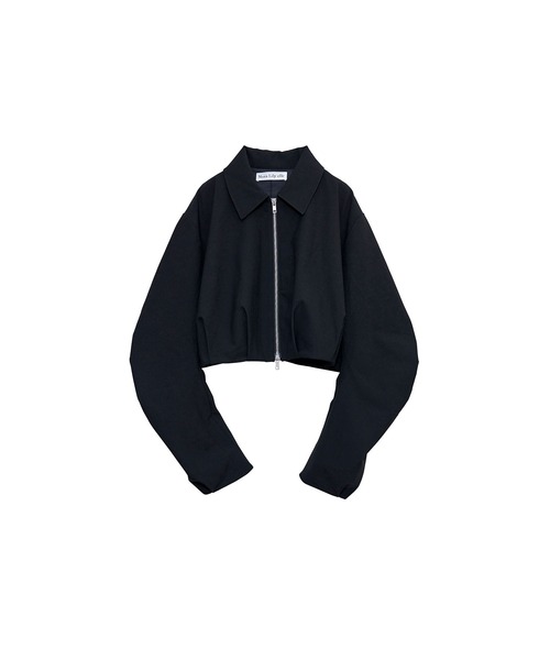 Nora Lily elle(ノラリリーエル)の「【Nora Lily】「elle」Tuck Egg Silhouette Blouson(ブルゾン・レディース・ネイビー/グレー/ブラック・FREE)」の10枚目の写真