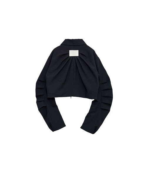 Nora Lily elle(ノラリリーエル)の「【Nora Lily】「elle」Tuck Egg Silhouette Blouson(ブルゾン・レディース・ネイビー/グレー/ブラック・FREE)」の14枚目の写真