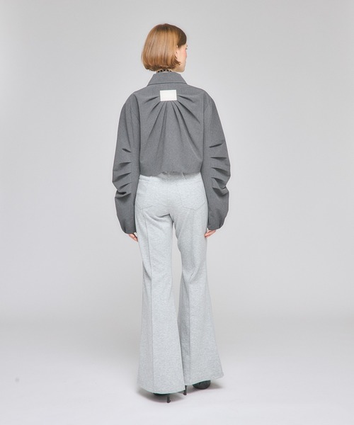 Nora Lily elle(ノラリリーエル)の「【Nora Lily】「elle」Tuck Egg Silhouette Blouson(ブルゾン・レディース・ネイビー/グレー/ブラック・FREE)」の15枚目の写真