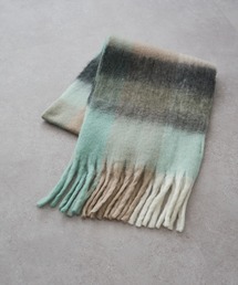 PUAL CE CIN | 起毛フェイクウールチェックマフラー(マフラー)