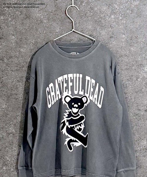 Grateful Dead（グレイトフルデッド）の「【GRATEFUL DEAD/グレイトフルデッド】ピグメント加工　オーバーサイズ　ロンT（Tシャツ/カットソー・キッズ・ダークグリーン/チャコール/ブラック/ブラック系その他/グリーン系その他/ネイビー/グレー系その他/ブラック系その他2・140cm/150cm/160cm/110cm/120cm/130cm）」の5枚目の写真