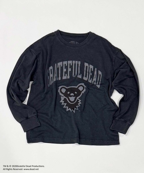 Grateful Dead（グレイトフルデッド）の「【GRATEFUL DEAD/グレイトフルデッド】ピグメント加工　オーバーサイズ　ロンT（Tシャツ/カットソー・キッズ・ダークグリーン/チャコール/ブラック/ブラック系その他/グリーン系その他/ネイビー/グレー系その他/ブラック系その他2・140cm/150cm/160cm/110cm/120cm/130cm）」の16枚目の写真