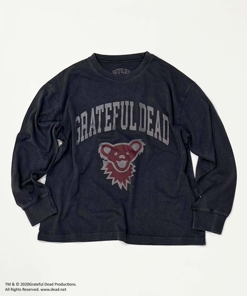 Grateful Dead（グレイトフルデッド）の「【GRATEFUL DEAD/グレイトフルデッド】ピグメント加工　オーバーサイズ　ロンT（Tシャツ/カットソー・キッズ・ダークグリーン/チャコール/ブラック/ブラック系その他/グリーン系その他/ネイビー/グレー系その他/ブラック系その他2・140cm/150cm/160cm/110cm/120cm/130cm）」の9枚目の写真