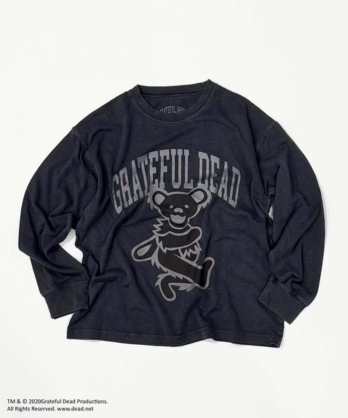 Grateful Dead（グレイトフルデッド）の「【GRATEFUL DEAD/グレイトフルデッド】ピグメント加工　オーバーサイズ　ロンT（Tシャツ/カットソー・キッズ・ダークグリーン/チャコール/ブラック/ブラック系その他/グリーン系その他/ネイビー/グレー系その他/ブラック系その他2・140cm/150cm/160cm/110cm/120cm/130cm）」の10枚目の写真