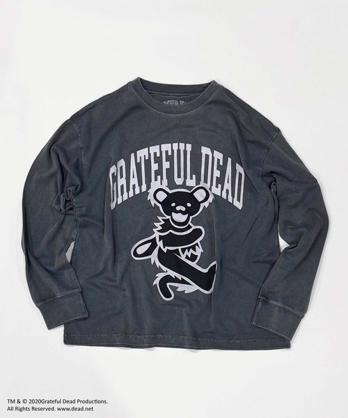 Grateful Dead（グレイトフルデッド）の「【GRATEFUL DEAD/グレイトフルデッド】ピグメント加工　オーバーサイズ　ロンT（Tシャツ/カットソー・キッズ・ダークグリーン/チャコール/ブラック/ブラック系その他/グリーン系その他/ネイビー/グレー系その他/ブラック系その他2・140cm/150cm/160cm/110cm/120cm/130cm）」の11枚目の写真