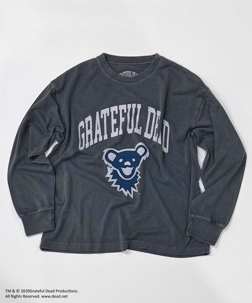 Grateful Dead（グレイトフルデッド）の「【GRATEFUL DEAD/グレイトフルデッド】ピグメント加工　オーバーサイズ　ロンT（Tシャツ/カットソー・キッズ・ダークグリーン/チャコール/ブラック/ブラック系その他/グリーン系その他/ネイビー/グレー系その他/ブラック系その他2・140cm/150cm/160cm/110cm/120cm/130cm）」の12枚目の写真