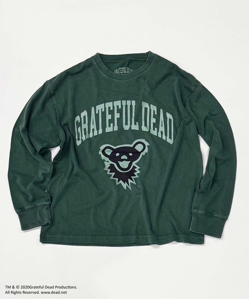 Grateful Dead（グレイトフルデッド）の「【GRATEFUL DEAD/グレイトフルデッド】ピグメント加工　オーバーサイズ　ロンT（Tシャツ/カットソー・キッズ・ダークグリーン/チャコール/ブラック/ブラック系その他/グリーン系その他/ネイビー/グレー系その他/ブラック系その他2・140cm/150cm/160cm/110cm/120cm/130cm）」の13枚目の写真