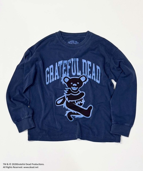 Grateful Dead（グレイトフルデッド）の「【GRATEFUL DEAD/グレイトフルデッド】ピグメント加工　オーバーサイズ　ロンT（Tシャツ/カットソー・キッズ・ダークグリーン/チャコール/ブラック/ブラック系その他/グリーン系その他/ネイビー/グレー系その他/ブラック系その他2・140cm/150cm/160cm/110cm/120cm/130cm）」の15枚目の写真