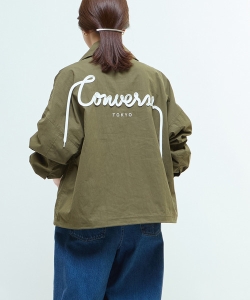 BACK SPINDLE LOGO MILITARY SHIRT JACKET