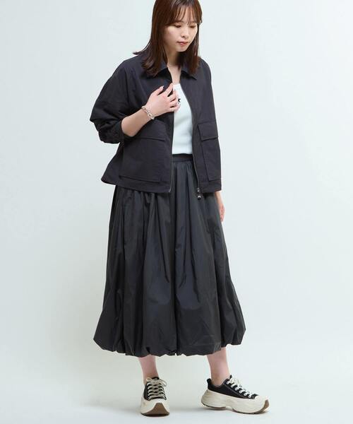 BACK SPINDLE LOGO MILITARY SHIRT JACKET