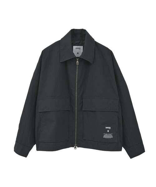 BACK SPINDLE LOGO MILITARY SHIRT JACKET