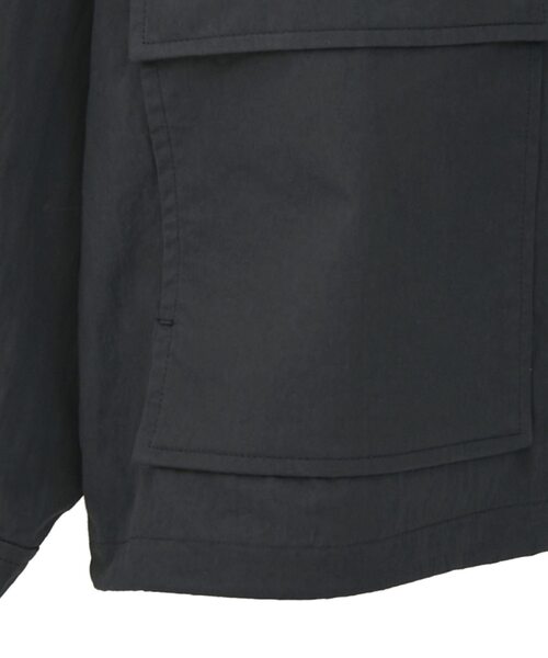 BACK SPINDLE LOGO MILITARY SHIRT JACKET