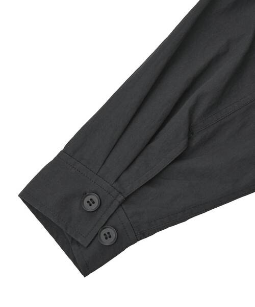 BACK SPINDLE LOGO MILITARY SHIRT JACKET