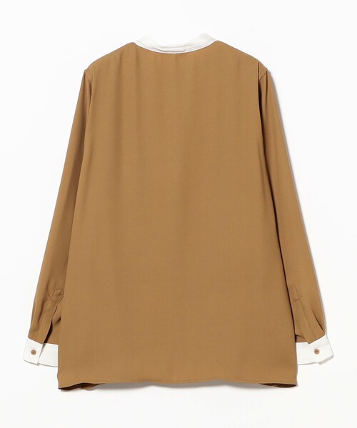 EFFE BEAMS(エッフェビームス)の「リボンタイ シャツ(シャツ/ブラウス・レディース・ブラウン系その他3/ブラック・36/38)」の9枚目の写真