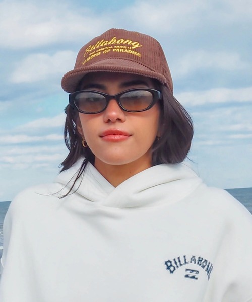 BILLABONG(ビラボン)の「BILLABONG レディース GRANDPA CAP キャップ 【2025年秋冬モデル】/ビラボンロゴ刺繍コーデュロイキャップ(帽子)(キャップ・レディース・ブラック/ブラウン/ターコイズブルー/ローズ・FREE)」の2枚目の写真