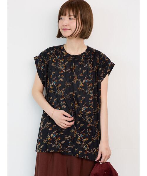 Lugnoncure（ルノンキュール）の「【INDIA made】無地/柄アソートシャーリングブラウス（シャツ/ブラウス・レディース・カーキ/ブラック/オフホワイト/ベージュ・F）」の17枚目の写真