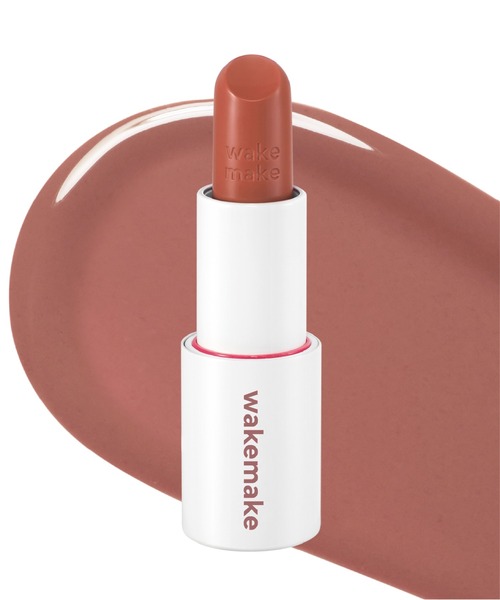 wakemake（ウェイクメイク）の「ヘルシーグロウバームスティック(リップ＆チーク)（口紅/リップティント/グロス・レディース・10 フィグレッド/08 フレッシュピンク/01 シャワーピーチ/09 モーヴブレス/07 ベリーフラッシュ/02 スウィートチャット/03 アップルフィズ/06 ムーディーピンク/05 ロージーナップ/04 ヌードアーモンド・FREE）」の2枚目の写真