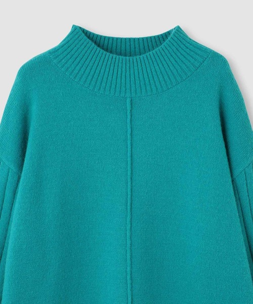 NAVY(ネイビー)の「nAvy もちりハイネックニット(ニット/セーター・レディース・ベージュ/ブルー/オレンジ/ライトグリーン/ブラック・L/M)」の7枚目の写真