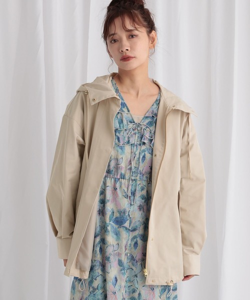 mysty woman（ミスティウーマン）の「ツイルマウンテンパーカー 582488（マウンテンパーカー・レディース・ネイビー/ベージュ/ブラウン・FREE）」の17枚目の写真