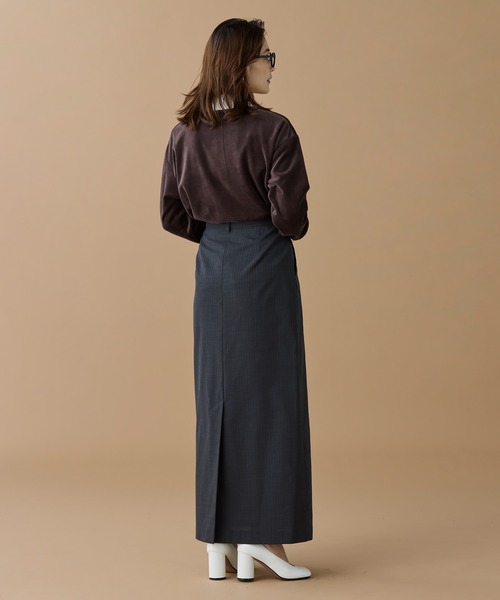 LACOSTE（ラコステ）の「ルーズシルエット サイドスリット ベロアポロシャツ（ポロシャツ・レディース・ダークグリーン/ダークブラウン/ダークブルー・34/38/36/40）」の16枚目の写真