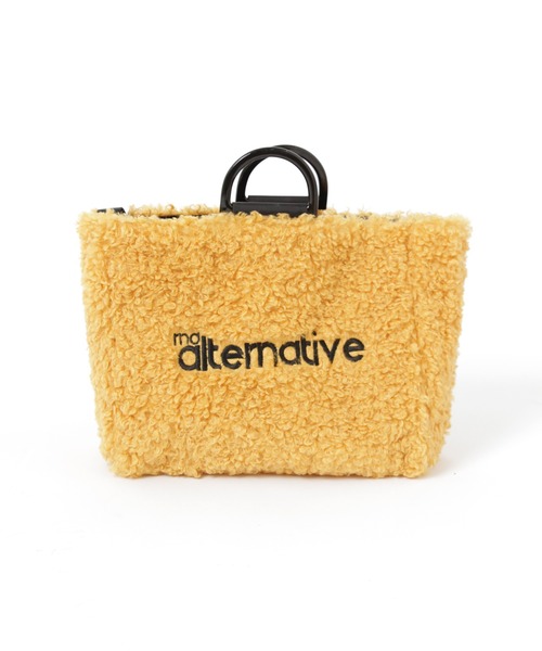 RNA(アールエヌエー)の「E5185 シープボアBIGトート(トートバッグ・レディース・イエロー/ベージュ/ブルー・FREE)」の10枚目の写真