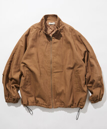 限定展開 ビッグシルエット スタンドカラー ダック ブルゾン / キルティング 中綿