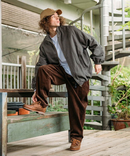 アクネ/カラーブロックブルゾン/スタジャン/裏地キルティング/ビッグシルエット 23576-1.jpg