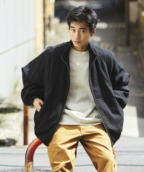 セール】限定展開 ビッグシルエット スタンドカラー ダック