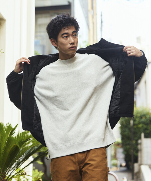 アクネ/カラーブロックブルゾン/スタジャン/裏地キルティング/ビッグシルエット 23576-1.jpg