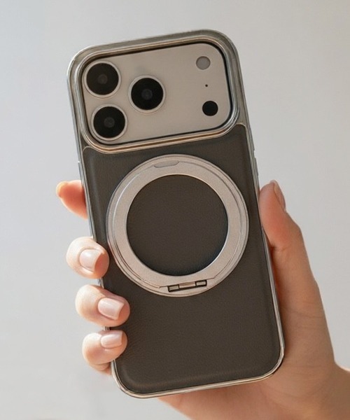 Classic Leather iPhone Case 15 16 17 Pro ProMax Air / アイフォン