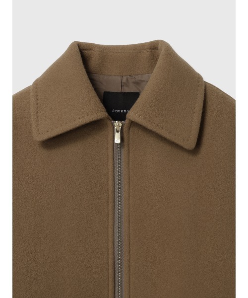 リバーウールショートコート（ブルゾン）｜anuans（アニュアンス）の