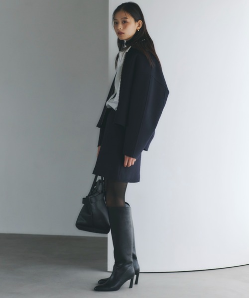 リバーウールショートコート（ブルゾン）｜anuans（アニュアンス）の