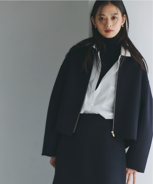 ánuans リバーウールショートコート リバーウールショートコート