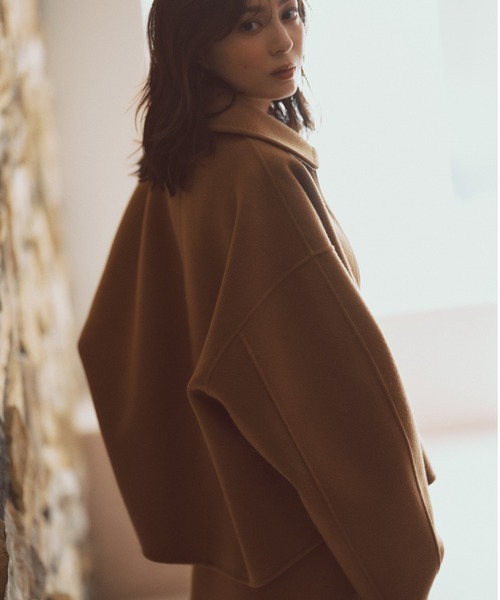 リバーウールショートコート（ブルゾン）｜anuans（アニュアンス）の