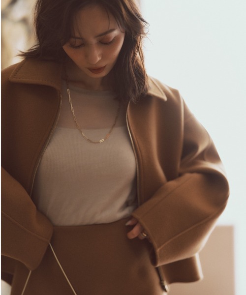 リバーウールショートコート（ブルゾン）｜anuans（アニュアンス）の