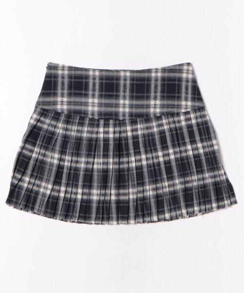 HOOK(フック)の「HOOK for girls チェック柄 プリーツ ミニスカート(スカート・レディース・ブラック/レッド/ネイビー・MEDIUM/SMALL/LARGE)」の19枚目の写真