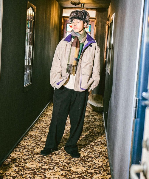 niko and...(ニコアンド)の「ナイロンスタンドブルゾン(ブルゾン・メンズ・スモーク/ブルー/ブラック・MEDIUM/LARGE)」の16枚目の写真