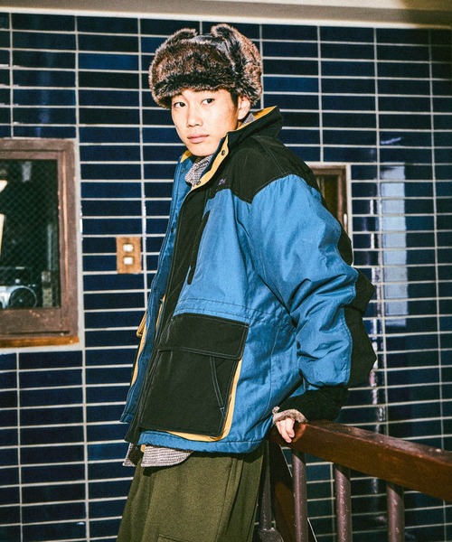 niko and...(ニコアンド)の「ナイロンスタンドブルゾン(ブルゾン・メンズ・スモーク/ブルー/ブラック・MEDIUM/LARGE)」の13枚目の写真