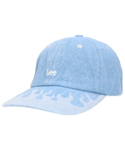 Lee（リー）の「Lee/リー キャップ LASER PRNT CAP FLAME DENIM 253076615（キャップ・メンズ・ブラック/ライトブルー/ネイビー・FREE）」の2枚目の写真