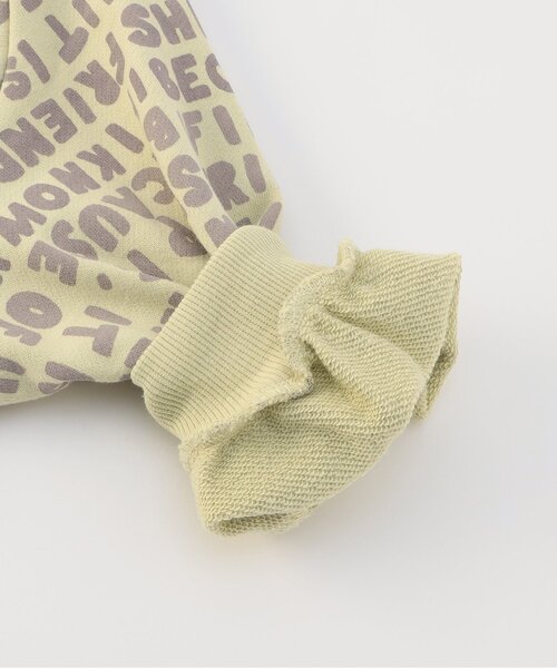 F.O.KIDS（エフオーキッズ）の「【ジュニア対応】3色3柄変形ラグラントレーナー（スウェット・キッズ・チャコール/グリーン/キナリ・80/90/100/110/120/140/130）」の11枚目の写真