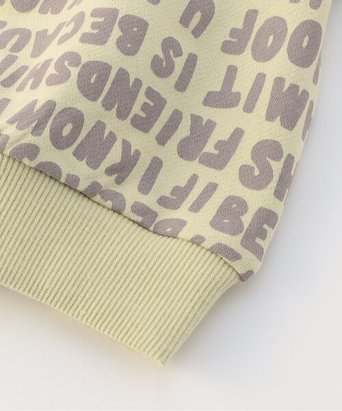 F.O.KIDS（エフオーキッズ）の「【ジュニア対応】3色3柄変形ラグラントレーナー（スウェット・キッズ・チャコール/グリーン/キナリ・80/90/100/110/120/140/130）」の12枚目の写真