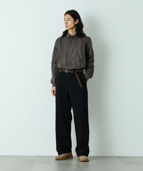 セール】「HOTEL LACE」デザインステッチロングスリーブシャツ（シャツ