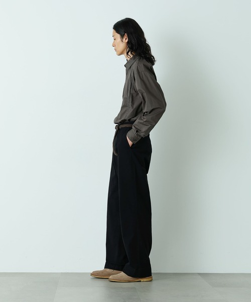 セール】「HOTEL LACE」デザインステッチロングスリーブシャツ（シャツ