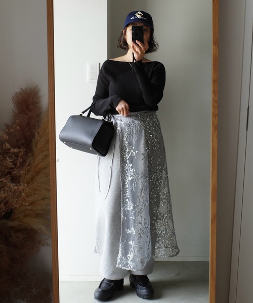 model：H158 着用サイズ：FREE