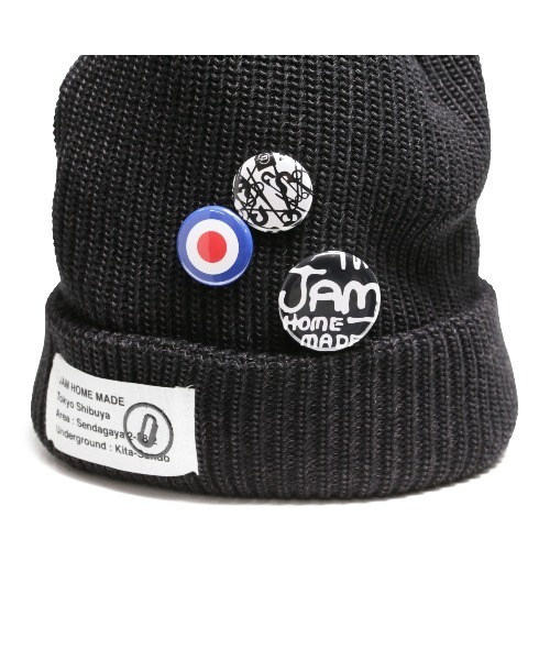 CA4LA(カシラ)の「CA4LA × JAM HOME MADE ショップ ニットキャップ(ニットキャップ/ビーニー・メンズ・ブラック・ONE SIZE)」の7枚目の写真