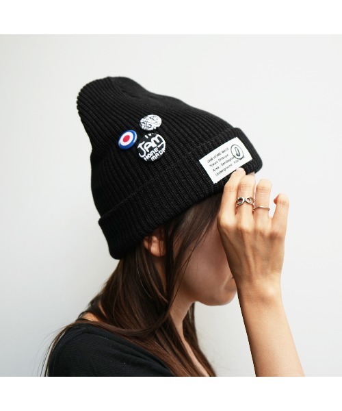 CA4LA(カシラ)の「CA4LA × JAM HOME MADE ショップ ニットキャップ(ニットキャップ/ビーニー・メンズ・ブラック・ONE SIZE)」の6枚目の写真