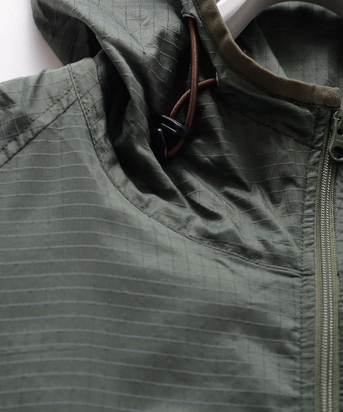 Kelen（ケレン）の「mj11185- WALTER  SHEER RIP HOODIE フードジャケット(KLM26HJK1122)（ブルゾン・メンズ・ブラック/カーキ/ホワイト・38/40/42）」の14枚目の写真